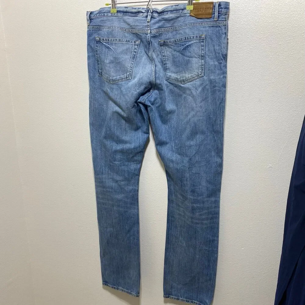BURBERRY BRIT Men's Steadman SLIM Denim Jeans Button Fly 40